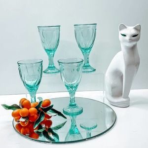 Nortake Sweet Swirll Turquoise set of 4